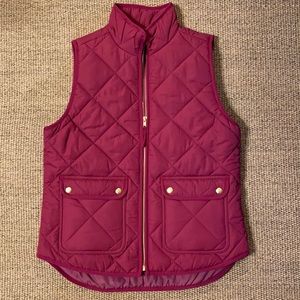 NWOT J. Crew Excursion quilted vest SZ S